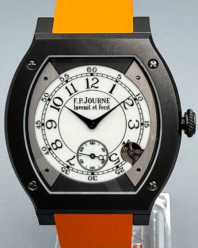 2020 F.P. Journe Elegante "Jumbo" 48MM Quartz White Dial Rubber Strap (ELHT 48)