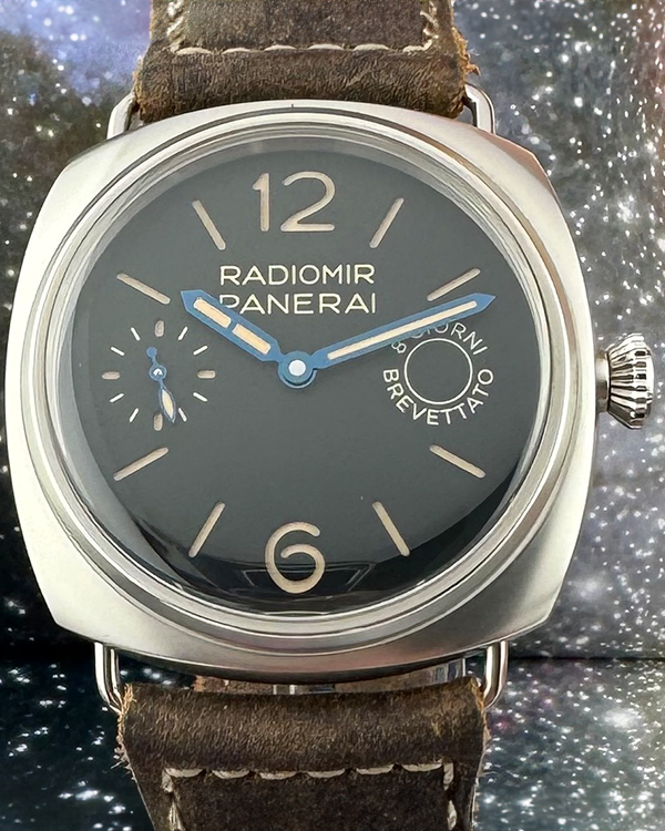 2023 Panerai Radiomir 8 Days 45MM Black Dial Leather Strap (PAM00992)