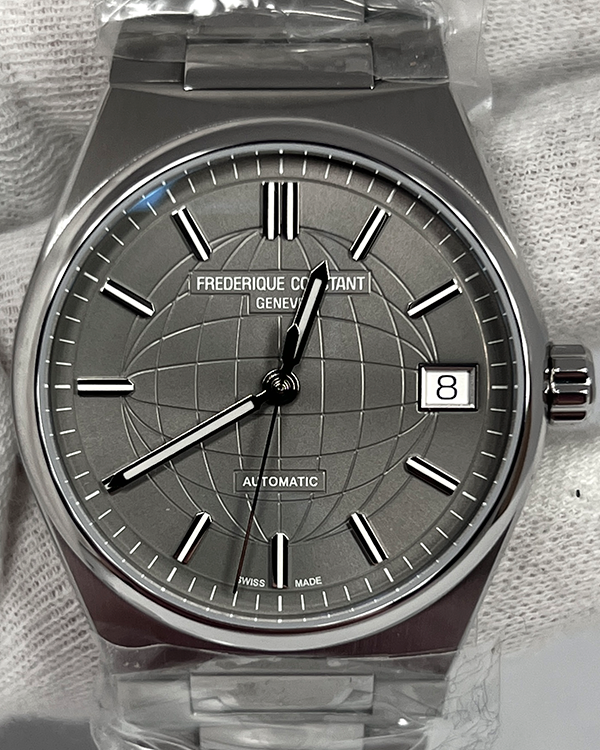 Frederique Constant Highlife 34MM Grey Dial Steel Bracelet (FC-303LG2NH6B)