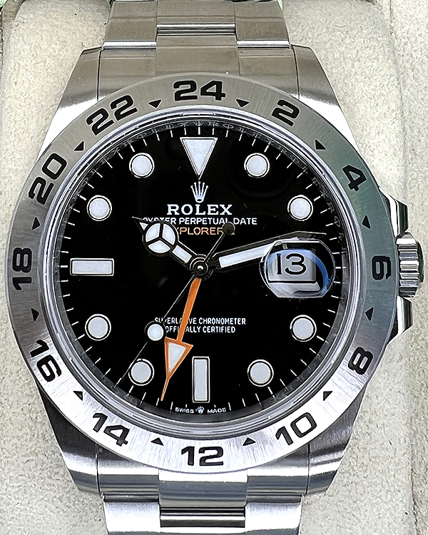 2021 Rolex Explorer II 42MM Black Dial Oyster Bracelet (226570)