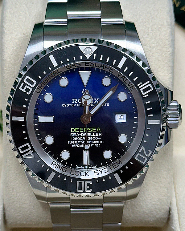 2022 Rolex Sea-Dweller Deepsea 44MM D-Blue Dial Oyster Bracelet (126660)