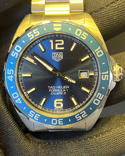 2019 TAG Heuer Formula 1 43MM Blue Dial Steel Bracelet (WAZ2015.BA0842)