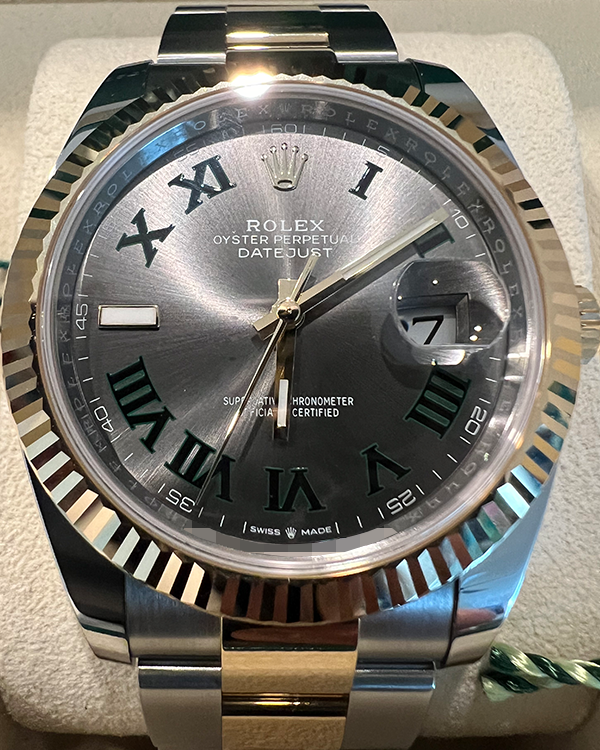 2023 Rolex Datejust 41 Two-Tone Wimbledon (126333)