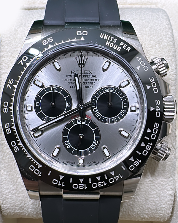 Rolex Cosmograph Daytona 40MM White Gold Silver Dial (116519LN)