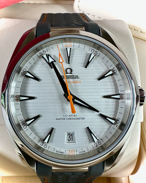 Omega Seamaster Aqua Terra 150M 41MM Silver Dial Rubber Strap (220.12.41.21.02.002)