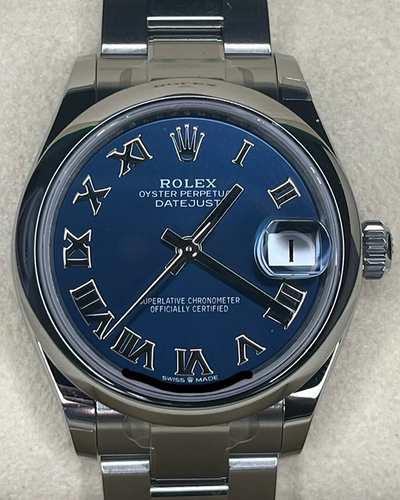 2024 Rolex Datejust 31MM Blue Dial Oyster Bracelet (278240)