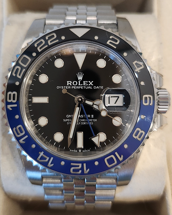 2020 Rolex GMT-Master II "Batgirl" 40MM Black Dial Jubilee Bracelet (126710BLNR)