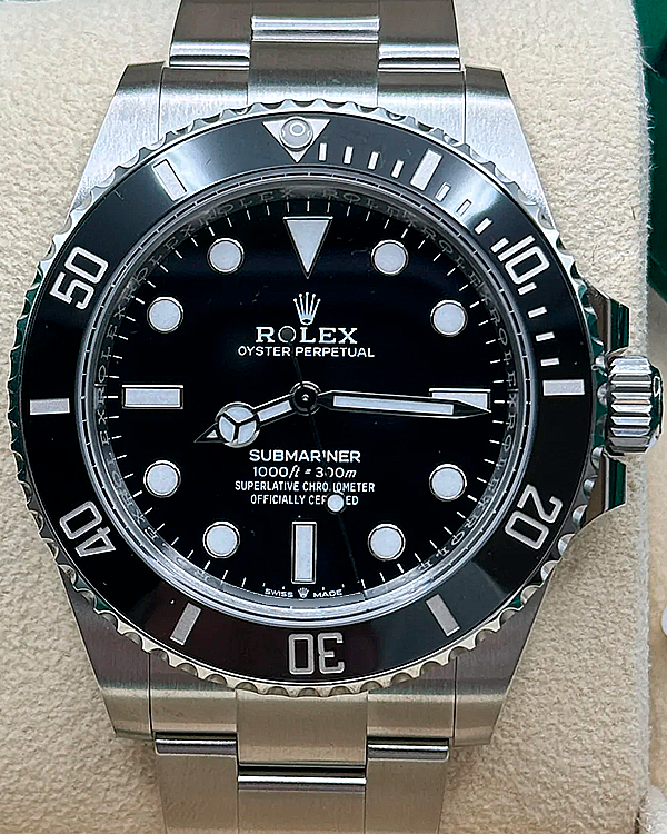 2024 Rolex Submariner No Date 41MM Black Dial Oyster Bracelet (124060)