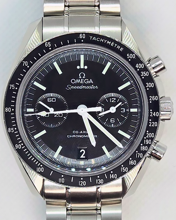 2014 Omega Speedmaster Two Counters 44.25MM Black Dial Steel Bracelet (311.30.44.51.01.002)