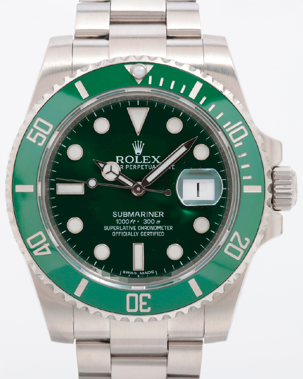 Rolex Submariner Date “Hulk” 40MM Green Dial Oyster Bracelet (116610LV)