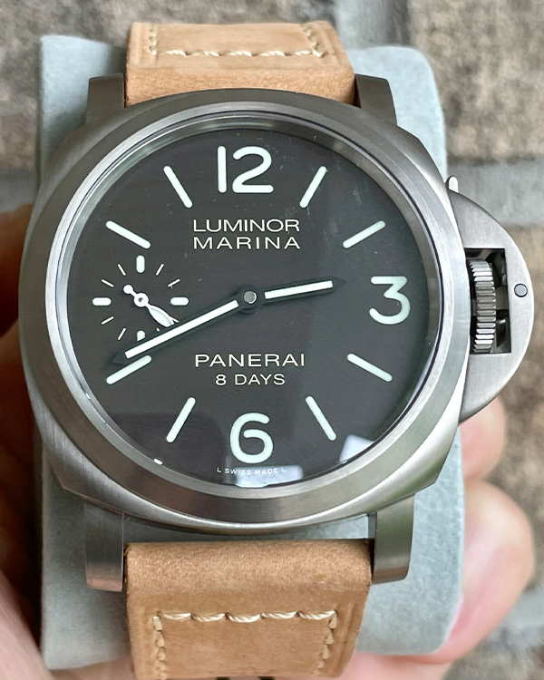 Panerai Luminor Marina 8 Days L.E. 44MM Brown Dial Leather Strap (PAM00564)