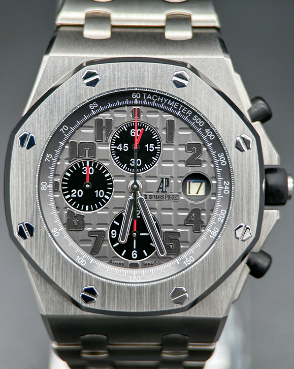 2010 Audemars Piguet Royal Oak Offshore 42MM Grey Dial Titanium Bracelet (26170TI.OO.1000TI.01)