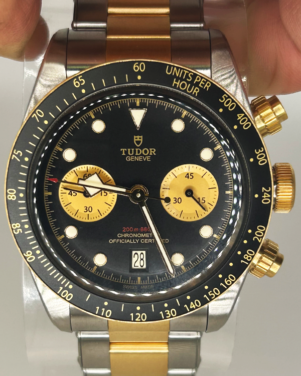 2020 Tudor Black Bay Chrono 41MM Black Dial Two-Tone Bracelet (79363N)