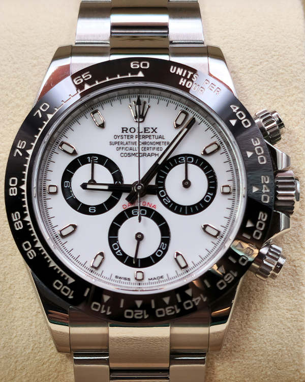 2023 Rolex Cosmograph Daytona "Panda" 40MM White Dial Oyster Bracelet (116500LN)