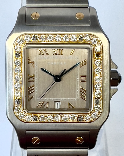 Cartier Santos Galbée 29MM Quartz Grey Dial Two-Tone Bracelet (187901)