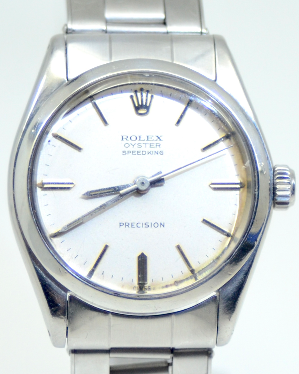 Rolex Oyster Precision Speedking 31MM Silver Dial Steel Bracelet (6430)