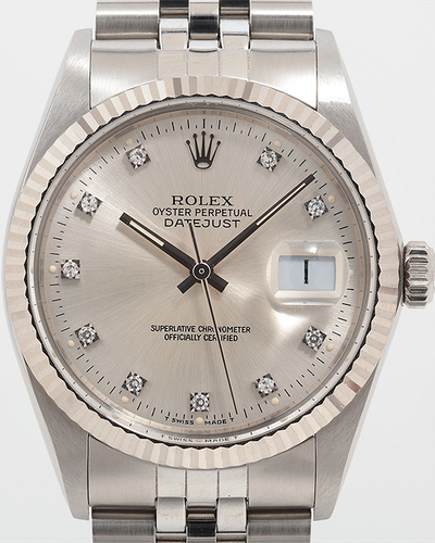 Rolex Datejust 36MM Silver Dial Jubilee Bracelet (16014G)