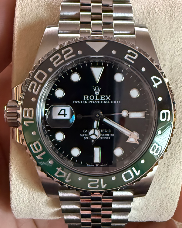 2024 Rolex GMT-Master II "Sprite" 40MM Black Dial Jubilee Bracelet (126720VTNR)