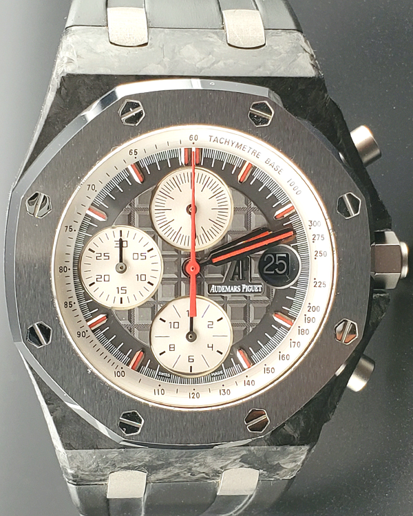 2011 Audemars Piguet Royal Oak Offshore Jarno Trulli Carbon Grey Dial (26202AU)