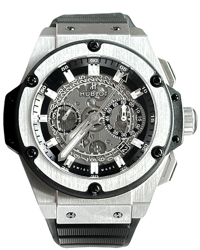 2020 Hublot King Power Unico 48MM Skeleton Dial Rubber Strap (701.NX.0170.RX)