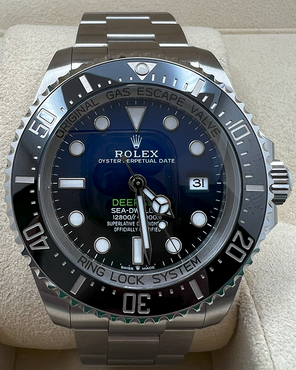 2023 Rolex Sea-Dweller Deepsea "James Cameron" 44MM Deep Blue Dial Oyster Bracelet (136660)