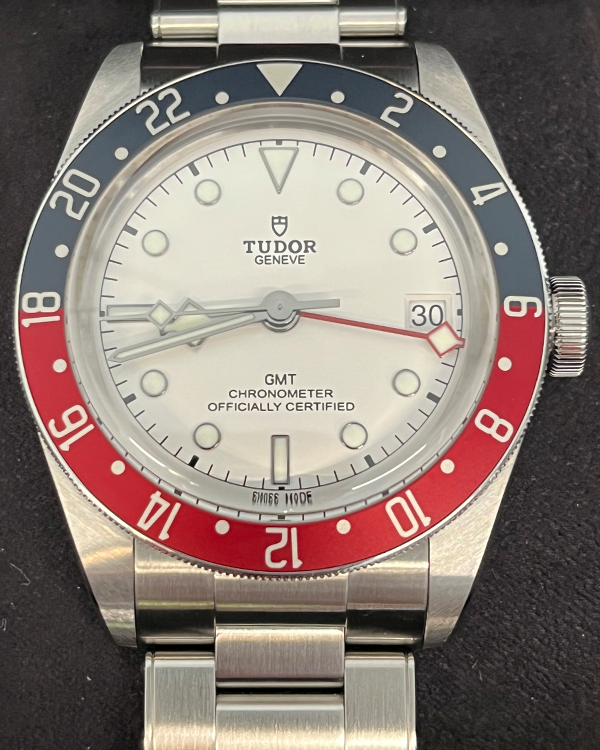 2023 Tudor Black Bay GMT "Pepsi" 41MM White Dial Steel Bracelet (79830RB)