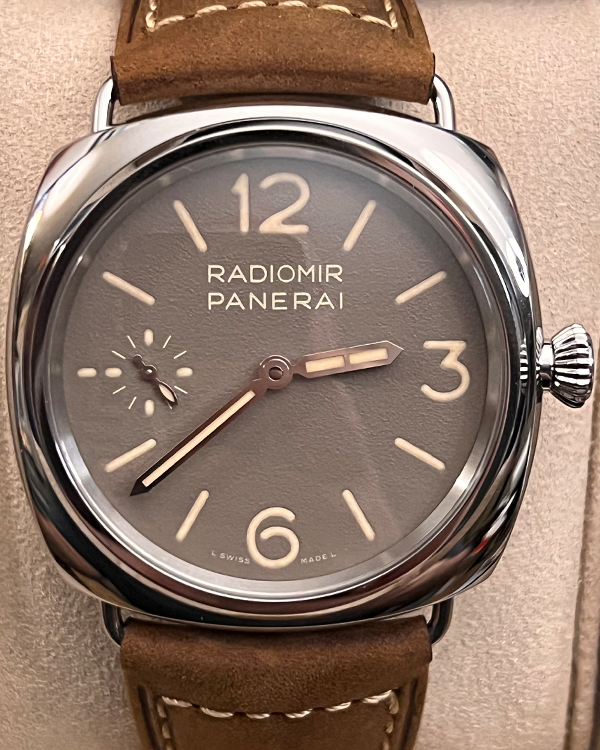 Panerai Radiomir “Officine” L.E. 45MM Brown Dial Leather Strap (PAM01385)