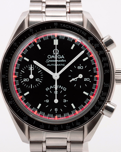 Omega Speedmaster Racing "Schumacher" L.E. 39MM Black Dial Steel Bracelet (3518.50.00)