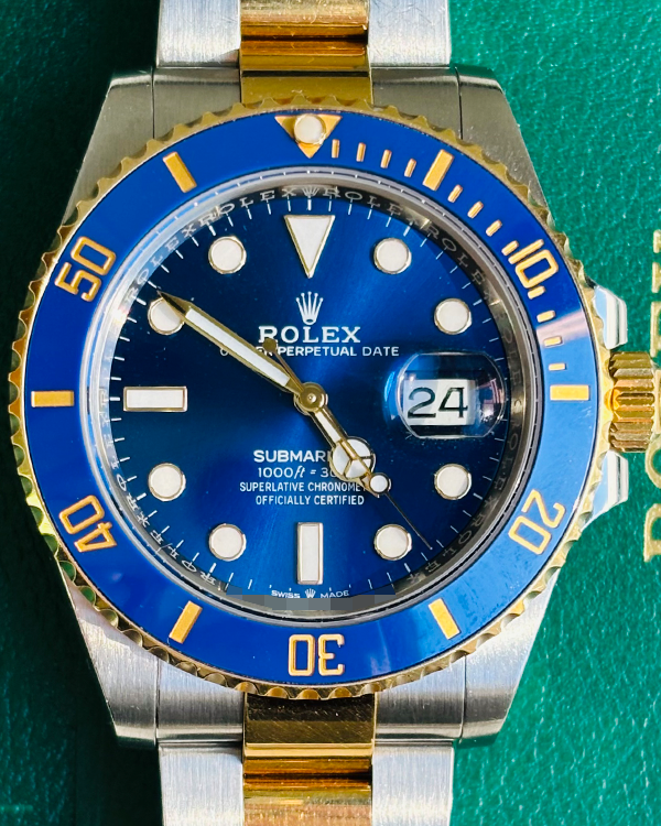 2021 Rolex Submariner Date "Bluesy" 41MM Blue Dial Two-Tone Oyster Bracelet (126613LB)