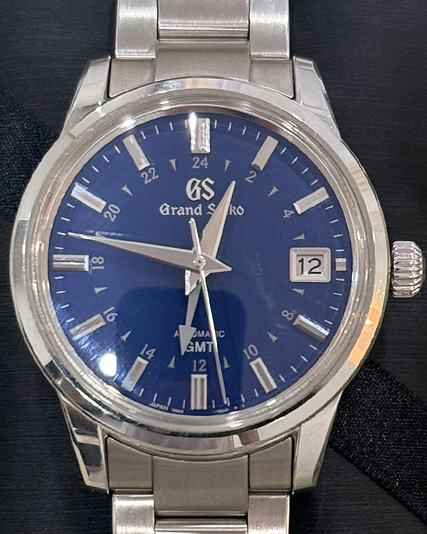 2023 Grand Seiko Automatic GMT Hodinkee L.E. 39.5MM Blue Dial Steel Bracelet (SBGM239)