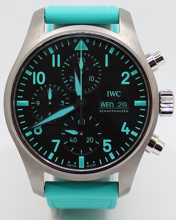 2023 IWC Pilot "Mercedes AMG Petronas Formula One Team" 41MM Black Dial Rubber Strap (IW388108)