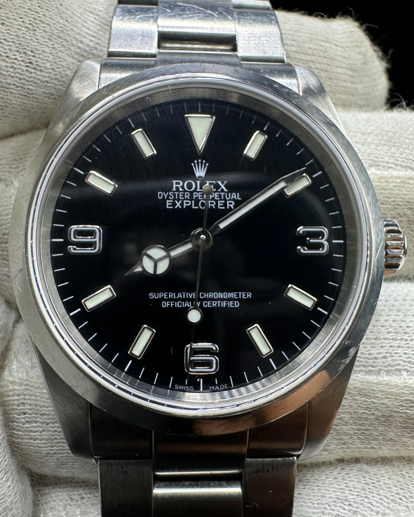 Rolex Explorer 36MM Black Dial Steel Bracelet (114270)