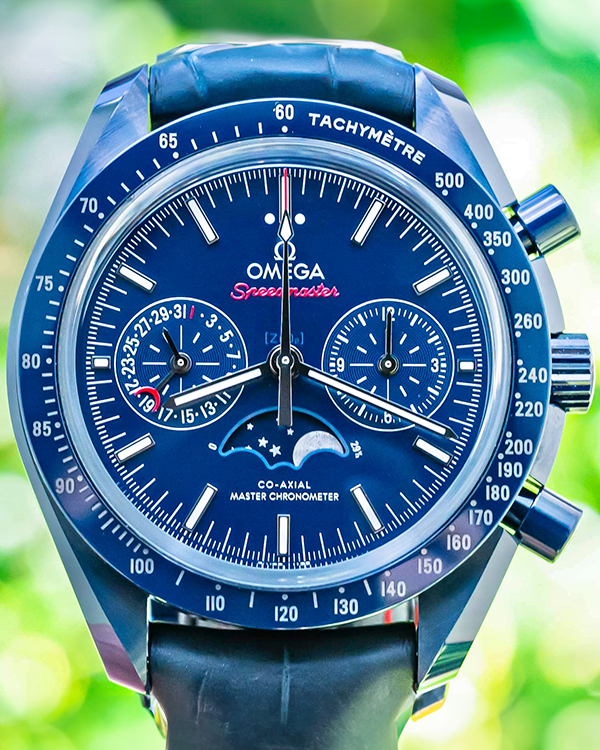 Speedmaster Blue Omega Speedmaster Moonphase