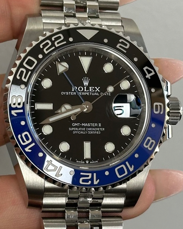 2020 Rolex GMT-Master II "Batgirl" 40MM Black Dial Jubilee Bracelet (126710BLNR)