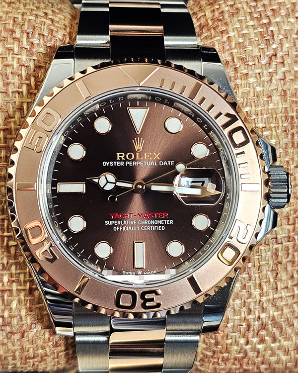 2023 Rolex Yacht-Master 40MM Chocolate Dial Two-Tone Oyster Bracelet (126621)