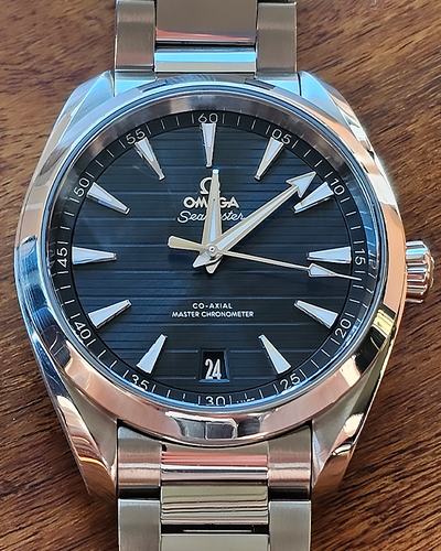 2021 Omega Seamaster Aqua Terra 150M 41MM Blue Dial Steel Bracelet (220.10.41.21.03.004)