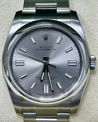 Rolex Oyster Perpetual 36MM Silver Dial Oyster Bracelet (116000)