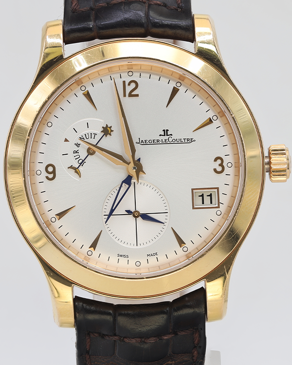 Jaeger-LeCoultre Master Hometime 40MM Silver Dial Leather Strap (Q1622420)