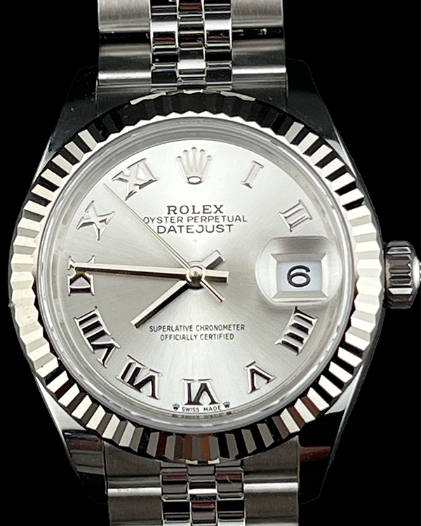 2023 Rolex Lady‑Datejust 28MM Silver Dial Oystersteel Jubilee Bracelet (279174)