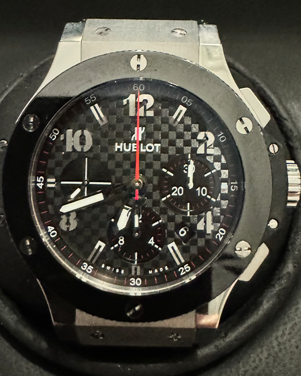 2019 Hublot Big Bang 44MM Black Dial Rubber Strap (301.SB.131.RX)