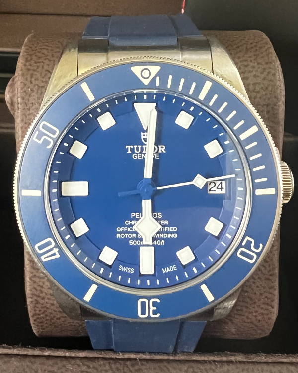 2018 Tudor Pelagos 42MM Titanium and Steel Blue Dial (25600TB)