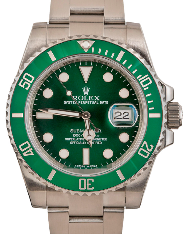 Rolex Submariner Date "Hulk" 40MM Green Dial Steel Oyster Bracelet (116610)