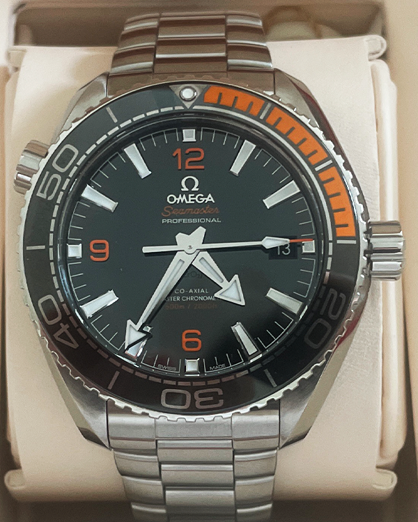 No Reserve - 2024 Omega Seamaster Planet Ocean 43.5MM Black Dial Steel Bracelet (215.30.44.21.01.002)