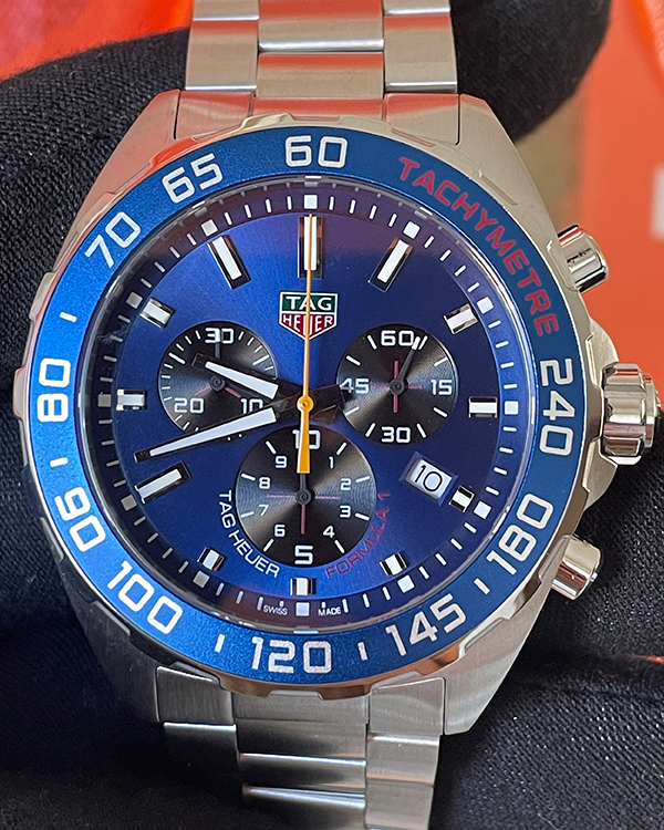 TAG Heuer Formula 1 "Red Bull" 43MM Quartz Blue Dial Steel Bracelet (CAZ101AB.BA0842)