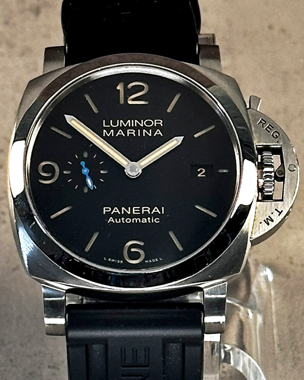 2020 Panerai Luminor Marina 1950 3 Days Automatic 44MM Black Dial Rubber Strap (PAM01312)