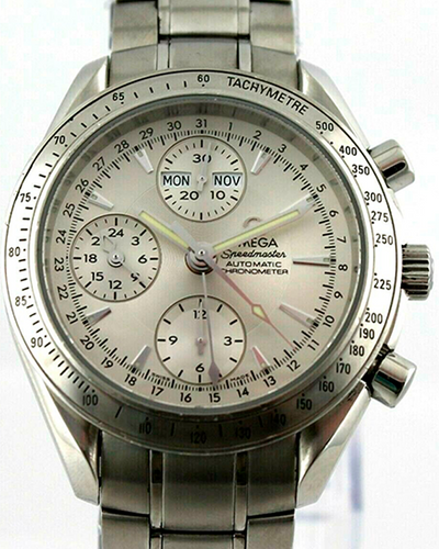 2008 Omega Speedmaster 40MM Silver Dial Steel Bracelet (3221.30)