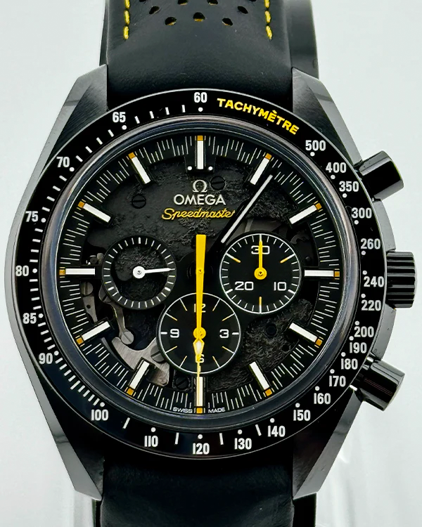 2021 Omega Speedmaster Dark Side of the Moon 44.25 MM Black Dial Leather Strap (311.92.44.30.01.001)