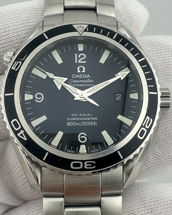 2006 Omega Seamaster Planet Ocean 600M 45.5MM Black Dial Steel Bracelet (2200.50.00)