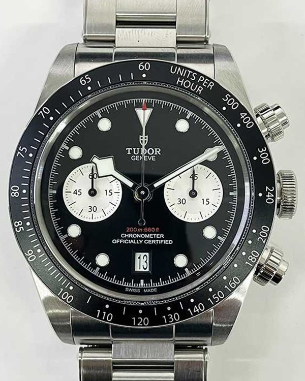 2022 Tudor Black Bay Chrono 41MM Steel Black Dial Bracelet (79360N)