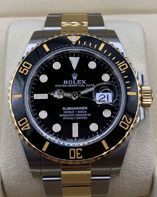 2023 Rolex Submariner Date 41MM Black Dial Two-Tone Bracelet (126613LN)